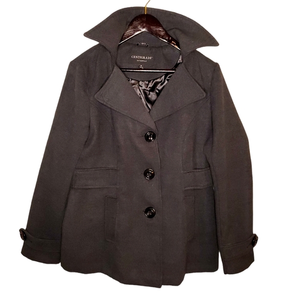 Centigrade Jackets & Blazers - CENTIGRADE Peacoat Charcoal Grey